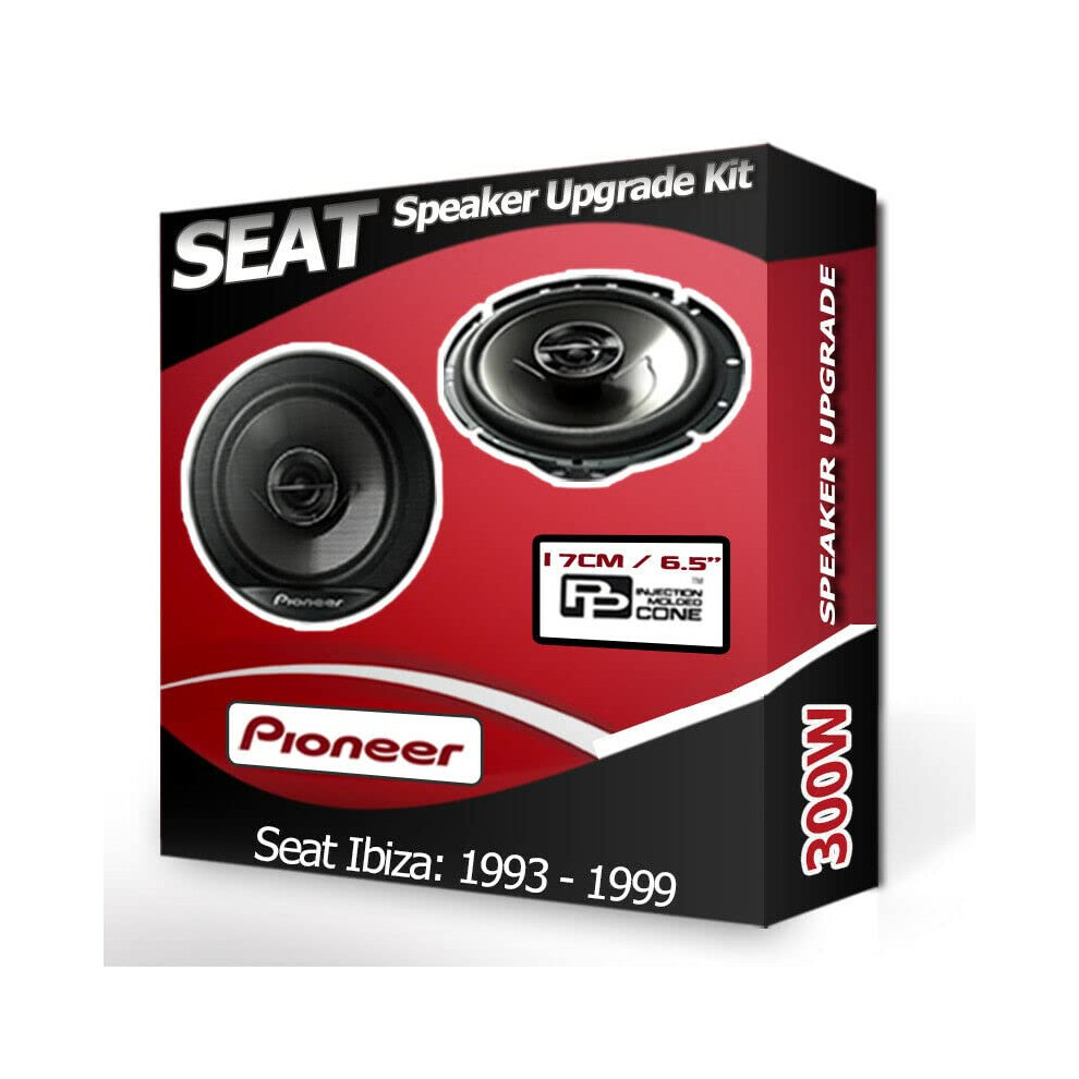 Ibiza Speaker Upgrade Rear Door Pioneer Car Speakers 6.5" 17Cm 300W 8670942153045