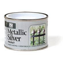 151 Coatings Metallic Silver Paint 180ml Tin Tough & Durable for Decorating Interior Exterior