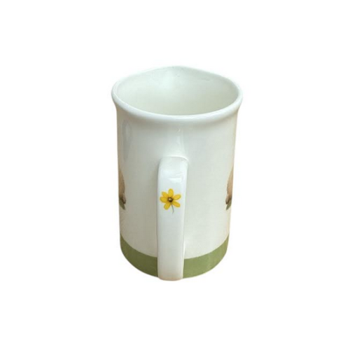 Lovely Sheep And Daisy Flowers Small Pitcher Table Water Jug 1