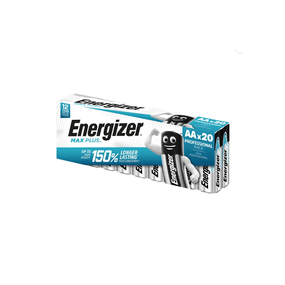 Energizer Max Plus AA Batteries (Pack of 20) E301323500