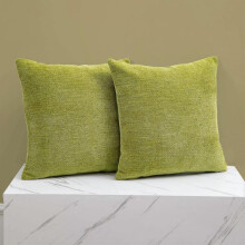Chartruse Green Pillow Covers 20x20 Inch Set of 2 Farmhouse Rustic Decorative Throw Pillow Covers Square Cushion Case for Home Sofa Couch Decoration