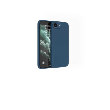 (Blue) Premium Sleek Liquid Silicone Case for iPhone 16E