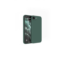 (Green) Premium Sleek Liquid Silicone Case for iPhone 16E