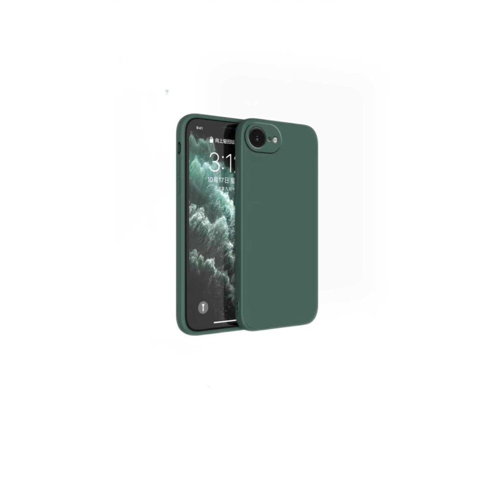Ameego (Green) Premium Sleek Liquid Silicone Case For Iphone 16E Green