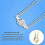 2 Pcs Magnet Hand In Hand Necklace 11
