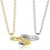 2 Pcs Magnet Hand In Hand Necklace 1