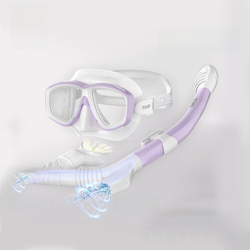 Set Snorkeling Antiappannamento Completo Con Maschera E Boccaglio Per Adulti