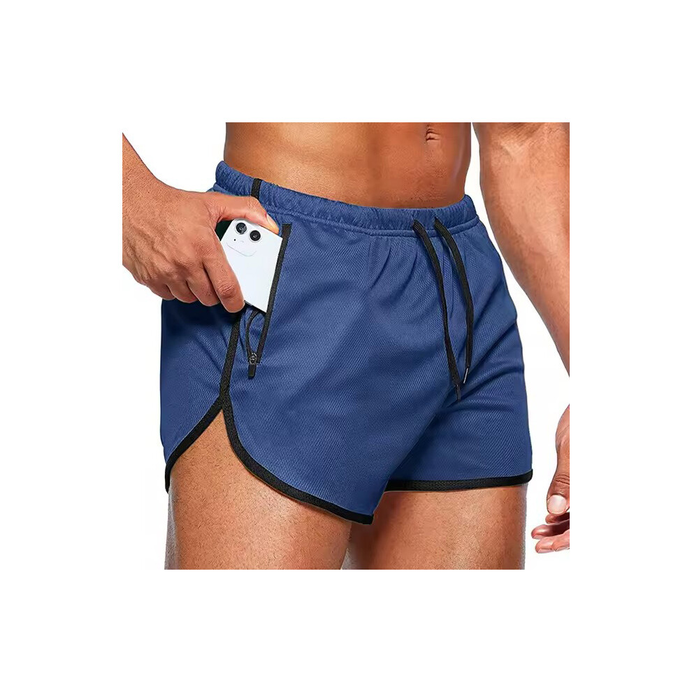 (Marine-XXL (80-90 kg)) Short de bain homme été séchage rapide maillots de bain short pantalon maillot