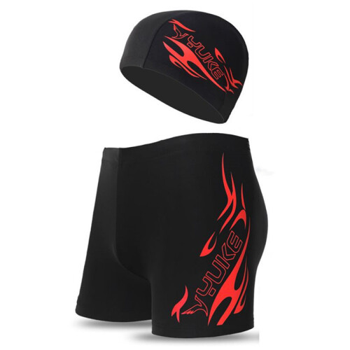 Haute Pression Herren Badebekleidung – Bequemer Badeanzug Im Surf-Stil, Schwarz, Für Sport & Freizeit