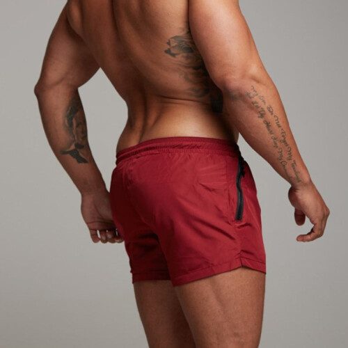 Ecupper Costume da bagno da uomo sportivo con compressione, fodera 2 in 1, pantaloncini da nuoto, grigio., XXL