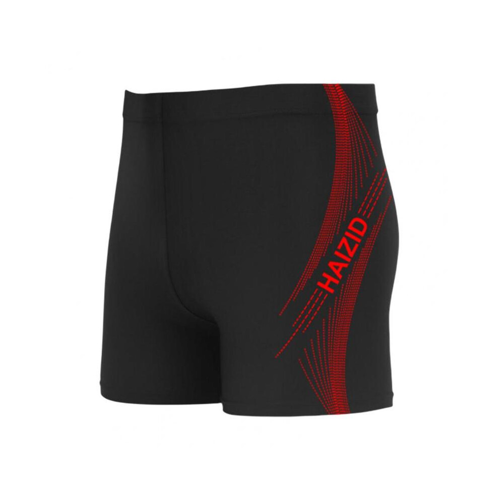 (Rouge-4XL) Short de bain respirant, slim, séchage rapide, grande taille, maillot de bain pour homme,