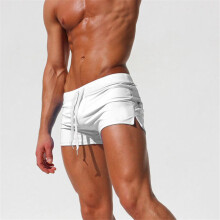 (blanc-S (taille asiatique)) Maillots de bain d'été pour hommes Maillot de bain Maillot de bain pour