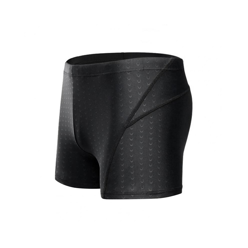 (noir-3XL) Short de bain imperméable à séchage rapide pour homme, maillot de bain taille moyenne, doux,