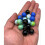 50 Marble Game Glass Marbles, 25mm, Mixed Colors. 6