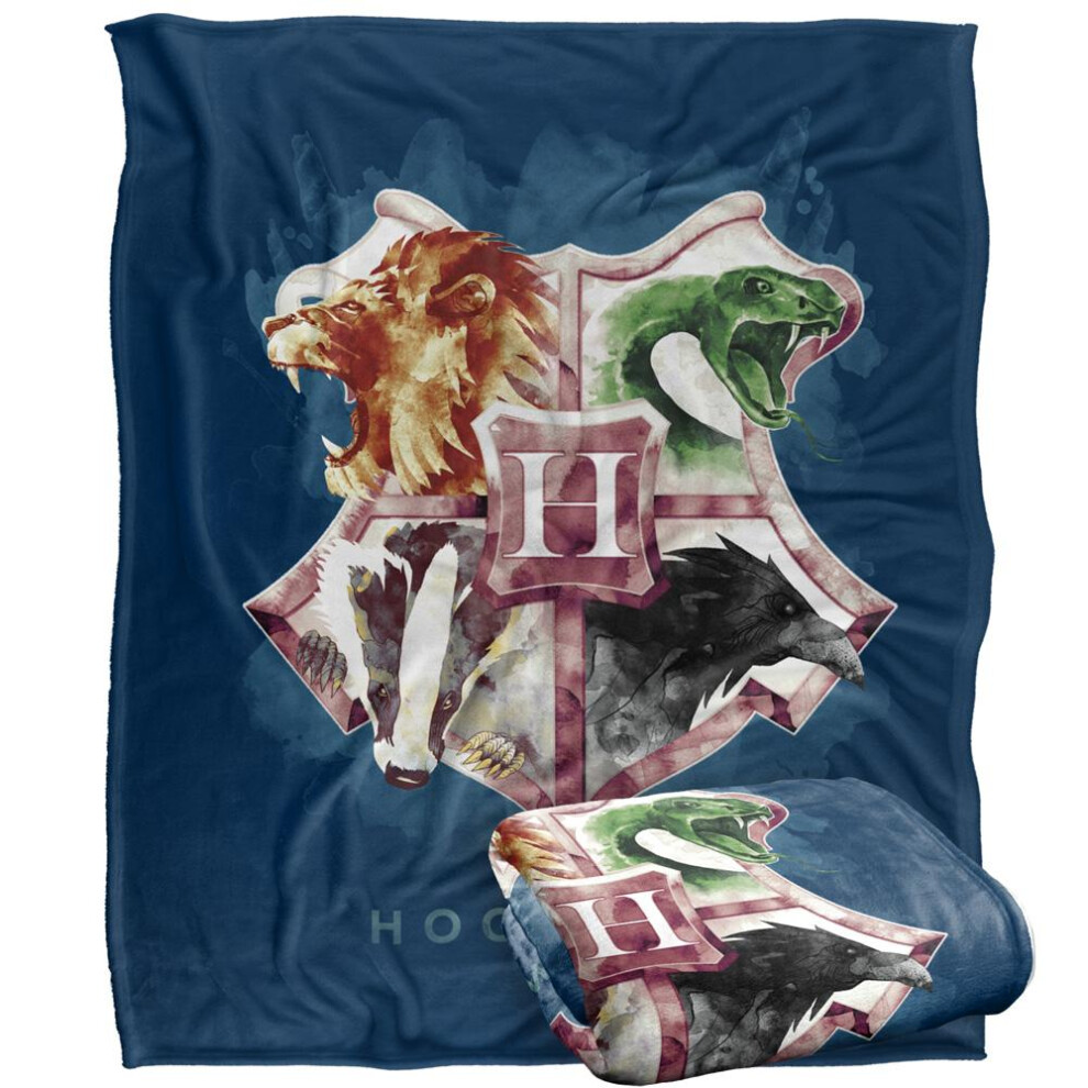 Harry Potter Hogwarts Ink Splatter Blanket