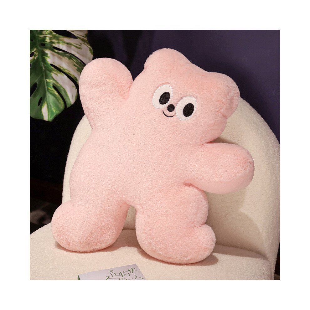 (Pink)Peluche ours dopamine gros œil peluche dessin animé canapé coussin décoration sommeil