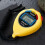 Chronograph with LCD display and stopwatch, Yellow 9