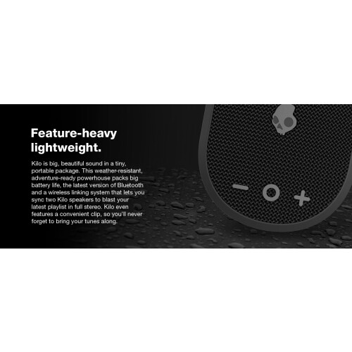 Skullcandy Skullcandy Kilo Wireless Bluetooth Speaker with Case Bundle, 2-pack 2