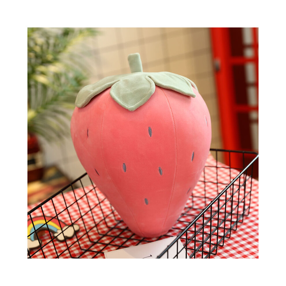 (Pink,60cm)Peluche fraise doudoune coton coussin fruits filles enfants cadeau vacances poupée
