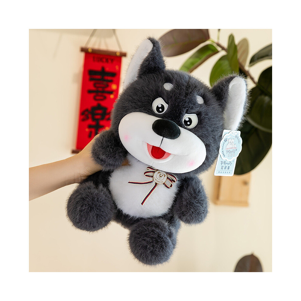 (Gray,50cm)Adorable peluche husky chien poupée enfant chambre canapé décoration cadeau d'anniversaire