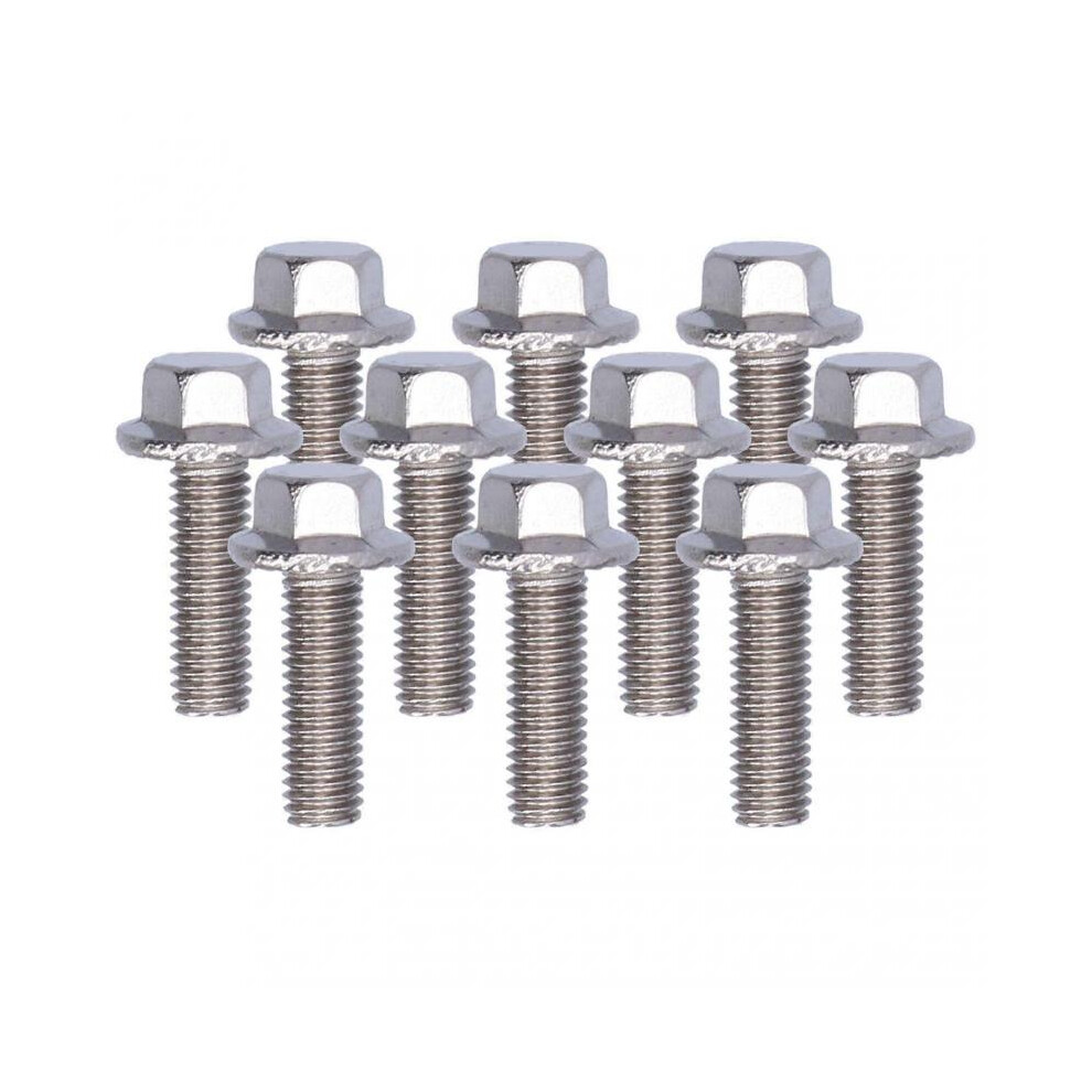 10Pcs Flanged Hex Head Bolts Stainless Steel 304 Screws Accessory M5 10/12/16/20/25/30/35/40mmM5x16-image-OPC-PGXW79X-NEW