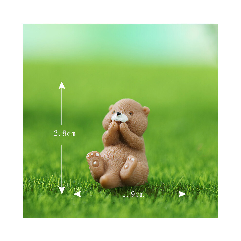 (Stlye A) Landscape Micro Creative Otter Decorations Gift Accessories Toy Desktop Decor-image-OPC-PGY857P-NEW