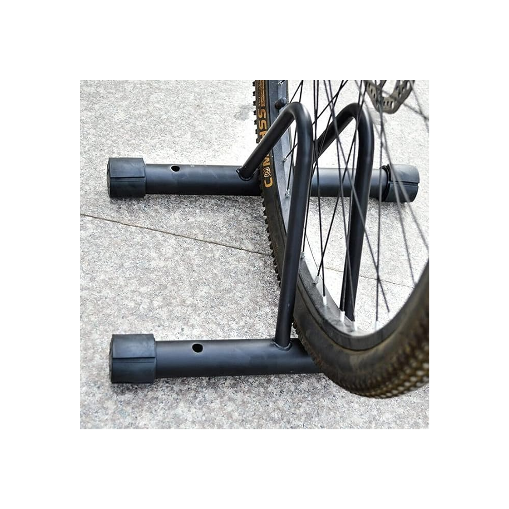 Bike Parking Stand Bicycle Rack Storage Floor Parking Stand, Indoor and Outdoor Use, Black
