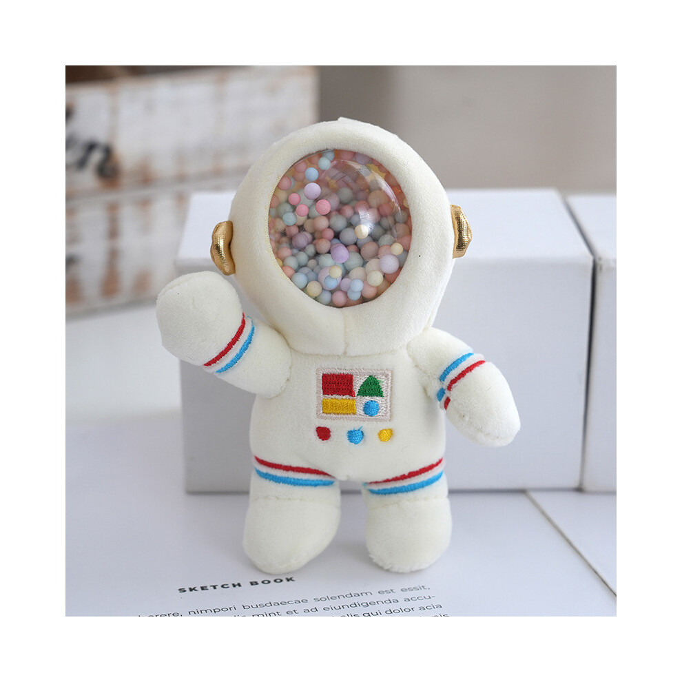 (Beige) Plush Spaceman Adorable Toy Keyring With Pp Cotton Filling Decoration For Bag-image-OPC-PGY8DFW-NEW