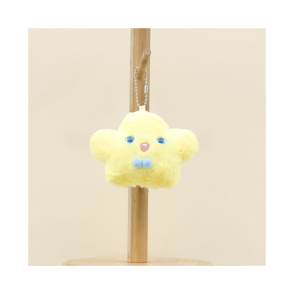 (Yellow ) Stuffed Plush Star Animal Keychain With Pp Cotton For Kids Ideatoy Keychain Gift-image-OPC-PGY8FQZ-NEW