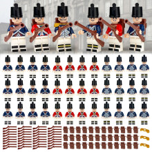 36pcs European Royal Soldiers Infantry Navy Building Blocks Minifigures toy