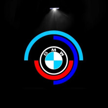 (50. BMW) 2 Stück Autotür-Willkommens-LED-Projektor-Laser-Logo-Türlicht für BMW E90 E60 E46 E93 F20
