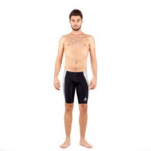 (BLACKGRAY-S) Herren-Badehose, Haifischhaut, professionelle Schwimmhose, Jammer-Badehose, Wettkampf-Badehose