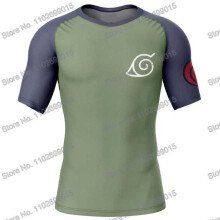 (Farbe 8-XXL)Beliebte Cartoon Animation Surfen Kleidung Männer Rash Guard Kurzarm Sommer UV Schutz Tauchen