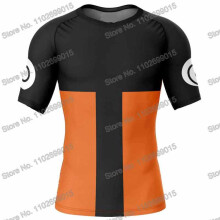 (Farbe 7-XXXL)Beliebte Cartoon Animation Surfen Kleidung Männer Rash Guard Kurzarm Sommer UV Schutz