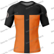 (Farbe 1-XL)Beliebte Cartoon Animation Surfen Kleidung Männer Rash Guard Kurzarm Sommer UV Schutz Tauchen