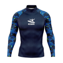 (väri 4-XL, istuvuus 55-60 kg) Miesten ihottumavartija Surfing Sukellus Uima-asut Pitkähihaiset T-paidat