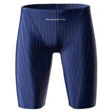 (Navy-XXL)MY KILOMETER Miesten uimapuvut Uimapuvut Plus-koko 4XL Uima-uimapuku Miesten Musta Endurance