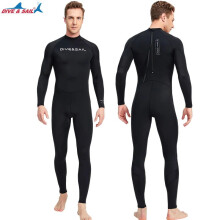 (D030069B-2XL)UV-Sonnenschutz-Badeanzug mit Ganzkörperabdeckung für Damen oder Herren, Schutzanzug,