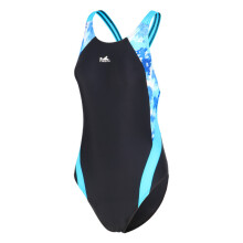(SKY BLUE-S)Renn-Badeanzug für Damen, Fastskin Anti Chlor, professionelles Training, sportliche Badebekleidung
