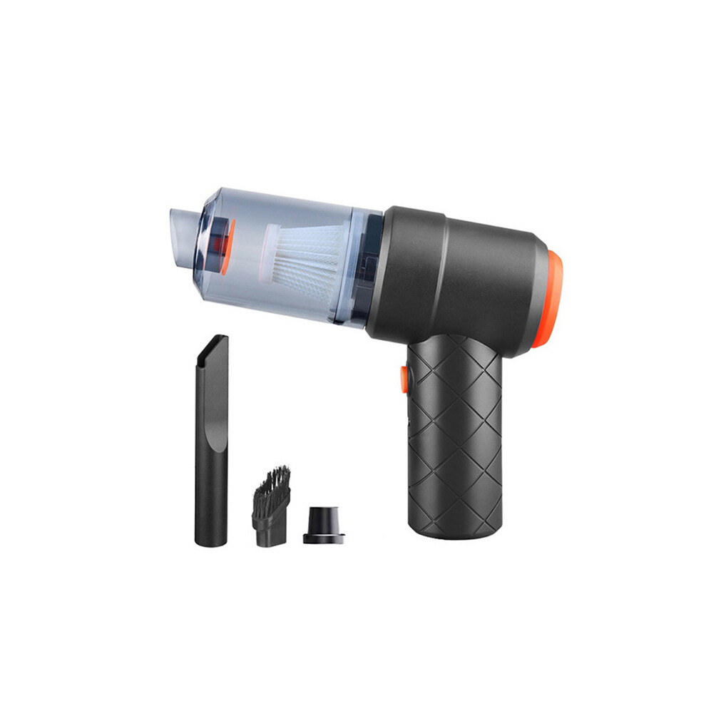 (Noir) Aspirateur de voiture portable sans fil pour véhicule, mini aspirateur de poche rechargeable