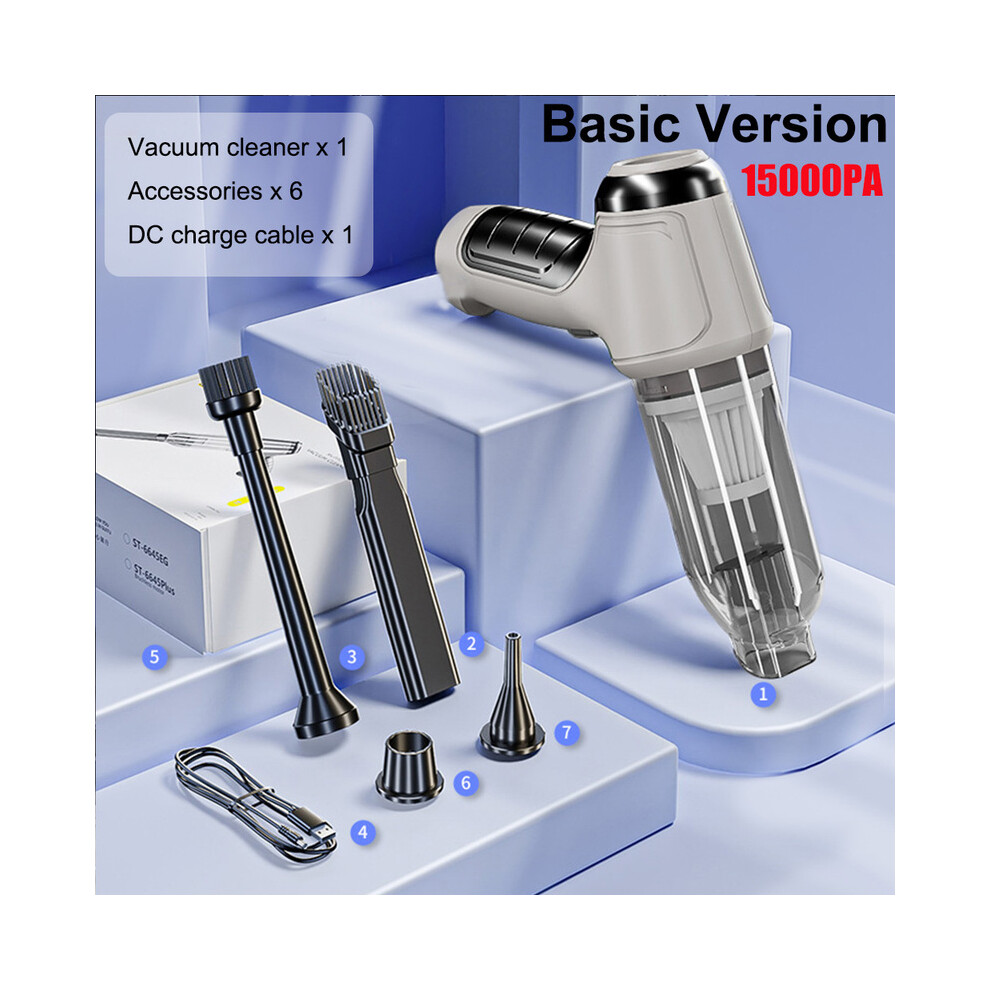 Aspirateur de voiture (basique) 95 000 PA, aspirateur puissant pour voiture et maison, aspirateur à