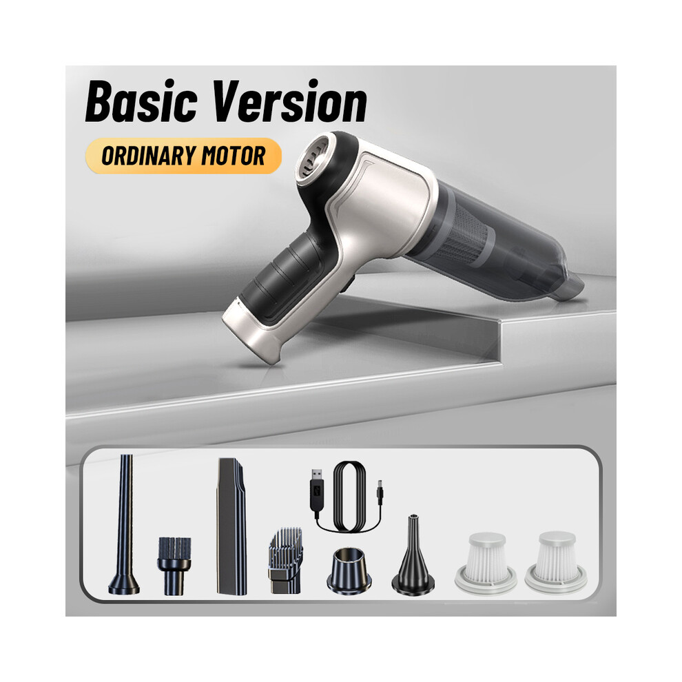 (Basic 2Filter) Aspirateur de voiture 95000PA Aspiration puissante Aspirateur à main sans fil Souffleur