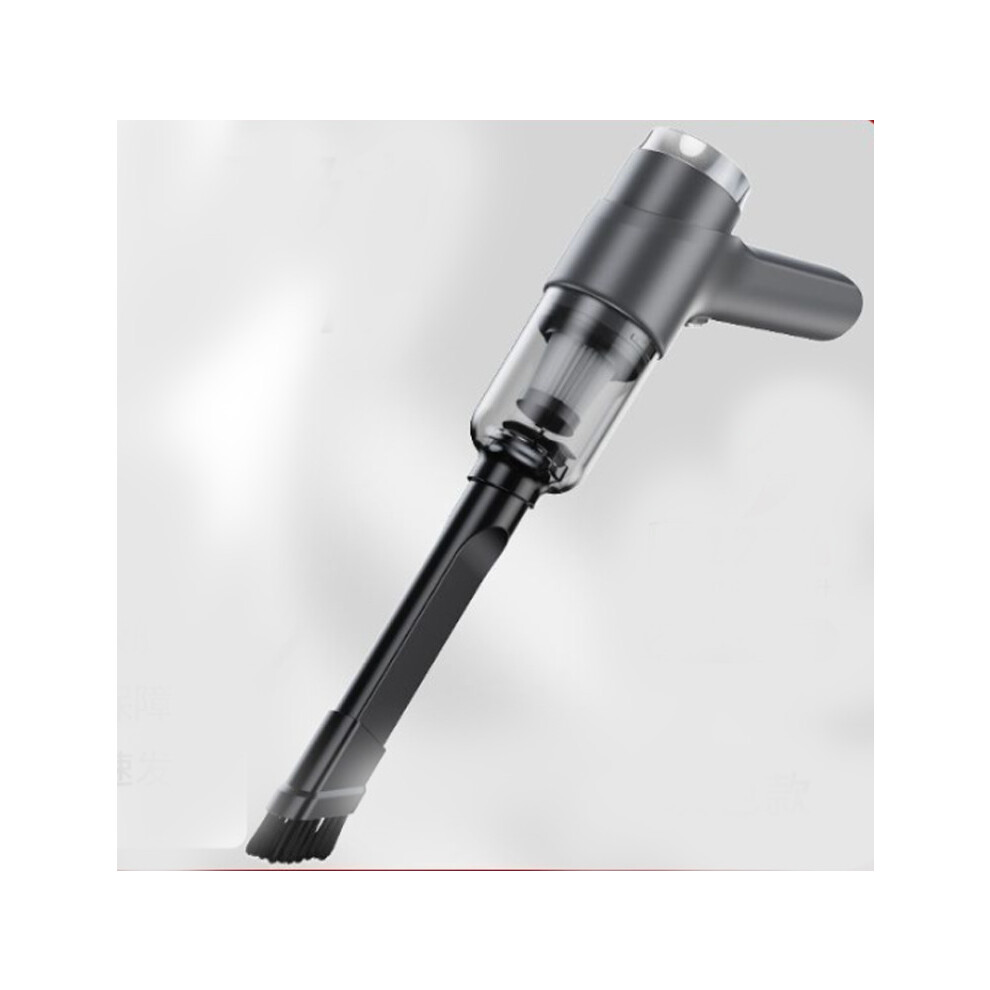 (Argent) Aspirateur de voiture portable rechargeable sans fil Chargement d'un petit aspirateur domestique
