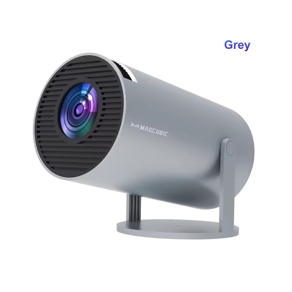 (HY300 Pro Gris) Projecteur portable Magcubic 4K Android 11 8000 lumens WiFi 6 BT5.4 Cinéma extérieur