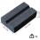 (Gris-4PCS) Pierre à aiguiser pour fléchettes en forme de V, pierre à aiguiser pour fléchettes, pointe 1