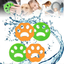 4 Pack Slim Pet Epilator for Laundry, Reusable Washing Machine Cat Dog Fur Lint Trap