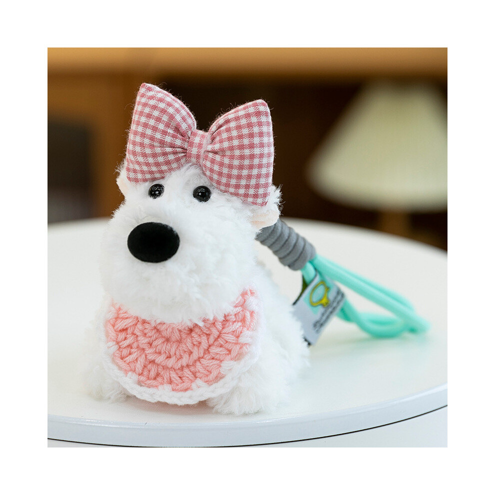 (Bib)Porte-clés West Highland White Terrier jouet dessin animé porte-clés cadeau décoration animal