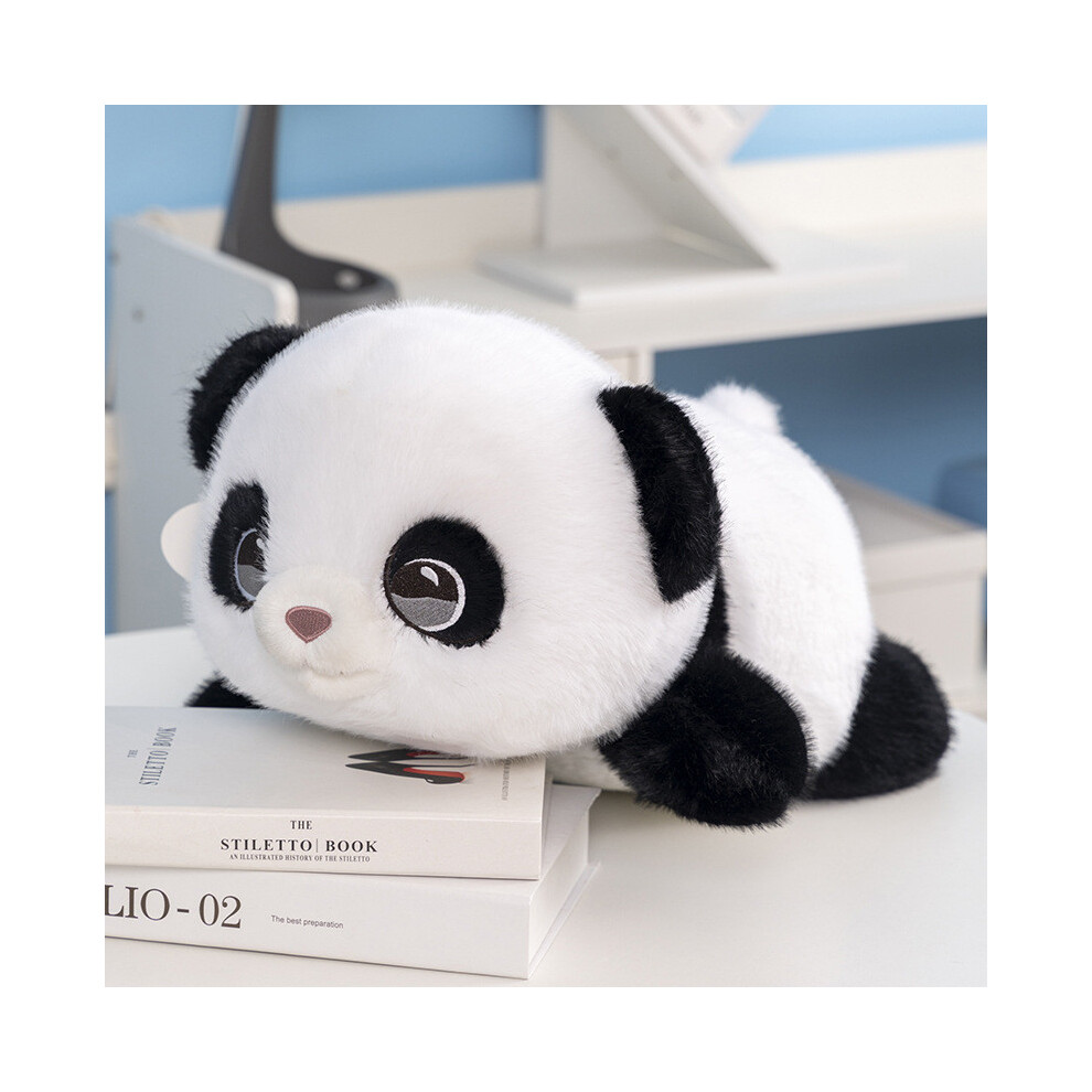 (StyleB)Peluche panda câlin et adorable avec fourrure courte idéal pour enfant déco chambre