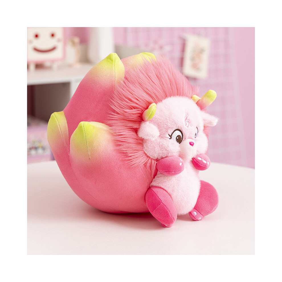 (open,22cm)Joli jouet en peluche fruit du dragon idéal pour offrir améliorer le confort de la chambre à coucher