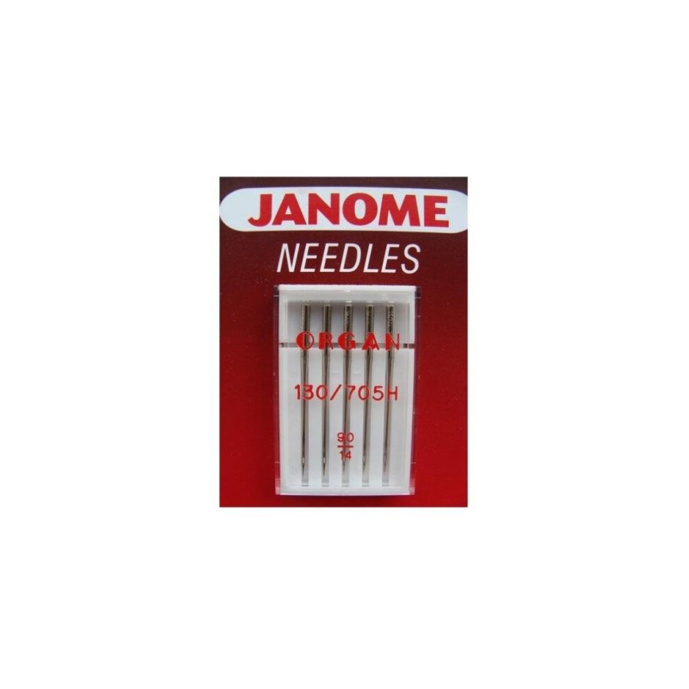 Standard / Regular size 90/14 Sewing Machine Needles for Woven and Cottons fits all Janome, Singer, Toyota, Brother, Pfaff, Husqvarna